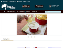 Tablet Screenshot of milkpalace.com